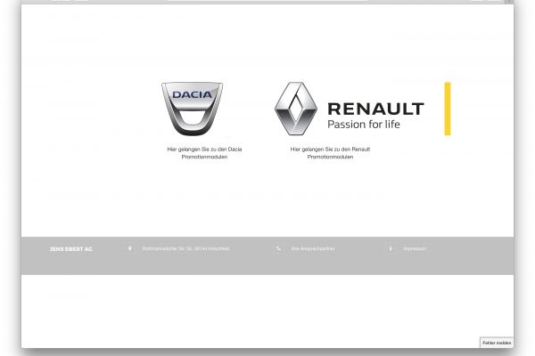 Renault Promotionmodule (Jens Ebert AG)